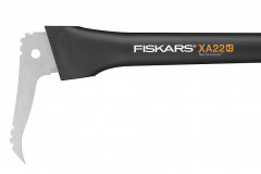 POMÔŽE S GUĽATINOU - výrobca: Fiskars, cena: 40,50 eur www.fiskars-shop.sk Sapina WoodXpert XA22 je skvelá pomôcka určená na prenášanie, zdvíhanie a ďalšiu manipuláciu so strednou a väčšou guľatinou