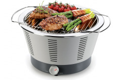 Kompaktný power gril PARTY TIME s reguláciou teploty a nádobou na stekanie tuku s možným doplnaňím uhlia (TESCOMA)