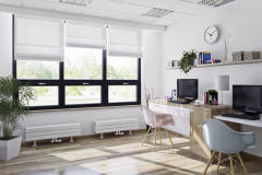 KORATHERM Horizontal - M v nízkom vyhotovení má elegantné vodorovne orientované prelisy; cena  od 450 € (KORADO)