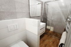 Hojne diskutovaná téma - „s“ alebo „bez“ - kúpeľňa spojená s toaletou, alebo dve samostatné miestnosti. V domácnosti pre 2 a viac osôb sa odporúča samostatné WC + kúpeľňa, pre viacčlennú rodinu je ideálne samostatné WC + kúpeľňa s toaletou