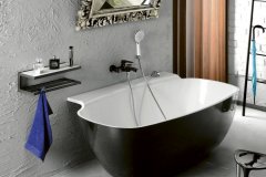 Voľne stojaca farebná vaňa vnesie do interiéru pôvab, eleganciu a romantiku (SAPHO)