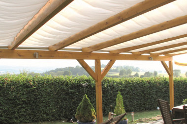 Kompletná Pergola Kit krémovobiela