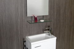 Rozmery kúpeľňového nábytku Latus umožňujú inštaláciu aj do menších priestorov, obzvlášť na toalety, www.sapho-kupelne.sk