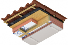 Neoddeliteľnou súčasťou obálky budovy je strešný plášť so všetkými izolačnými vrstvami. Plní rovnako významnú úlohu ako obvodové murivo