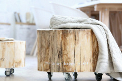 10 - Peň môžete nechať aj v prírodnom odtieni a ozdobiť nápisom