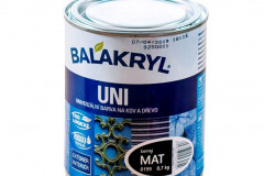 Pripravte si plochý štetec, brúsnu hubku, paličku na miešanie a samozrejme farby: voskový olej na drevo a farbu na kov 2v1, prípadne aj univerzálnu farbu na kovovú nohu stola