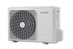 Klimatizácia AIR26 (AIR35, AIR53) s ekologickým chladivom R32 sa skladá z vonkajšej invertorovej jednotky a vnútornej jednotky s riadením smeru prúdenia vzduchu diaľkovým ovládaním, vďaka ktorému nie sú ľudia obťažovaní priamym prúdom chladného vzduchu (DZ Dražice)