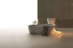 Vaňa Aquatech (Kerasan), rozmery 170 x 70 cm, materiál akrylát Pietraluce, dizajn M. Cicconi